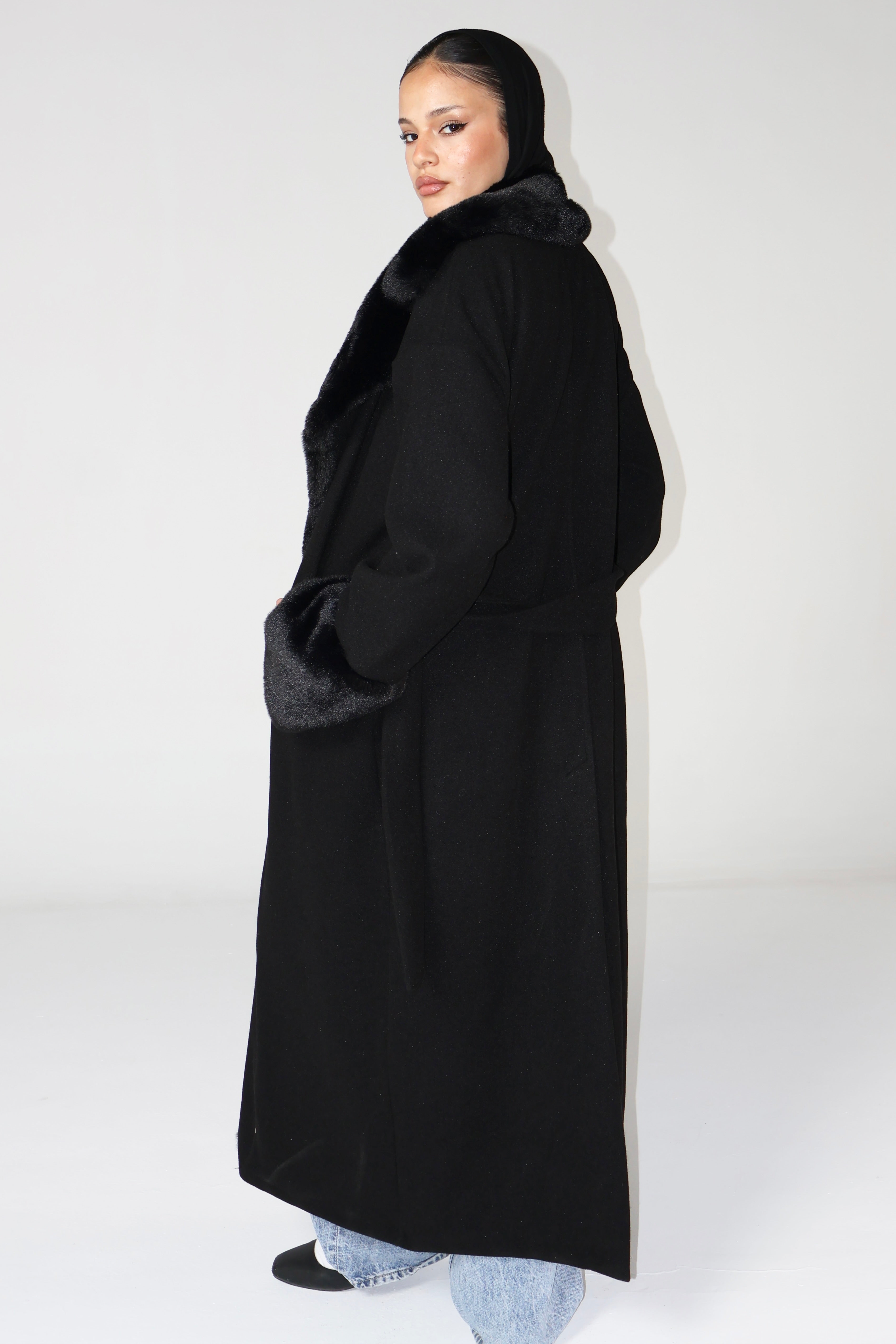 Black Fur Coat