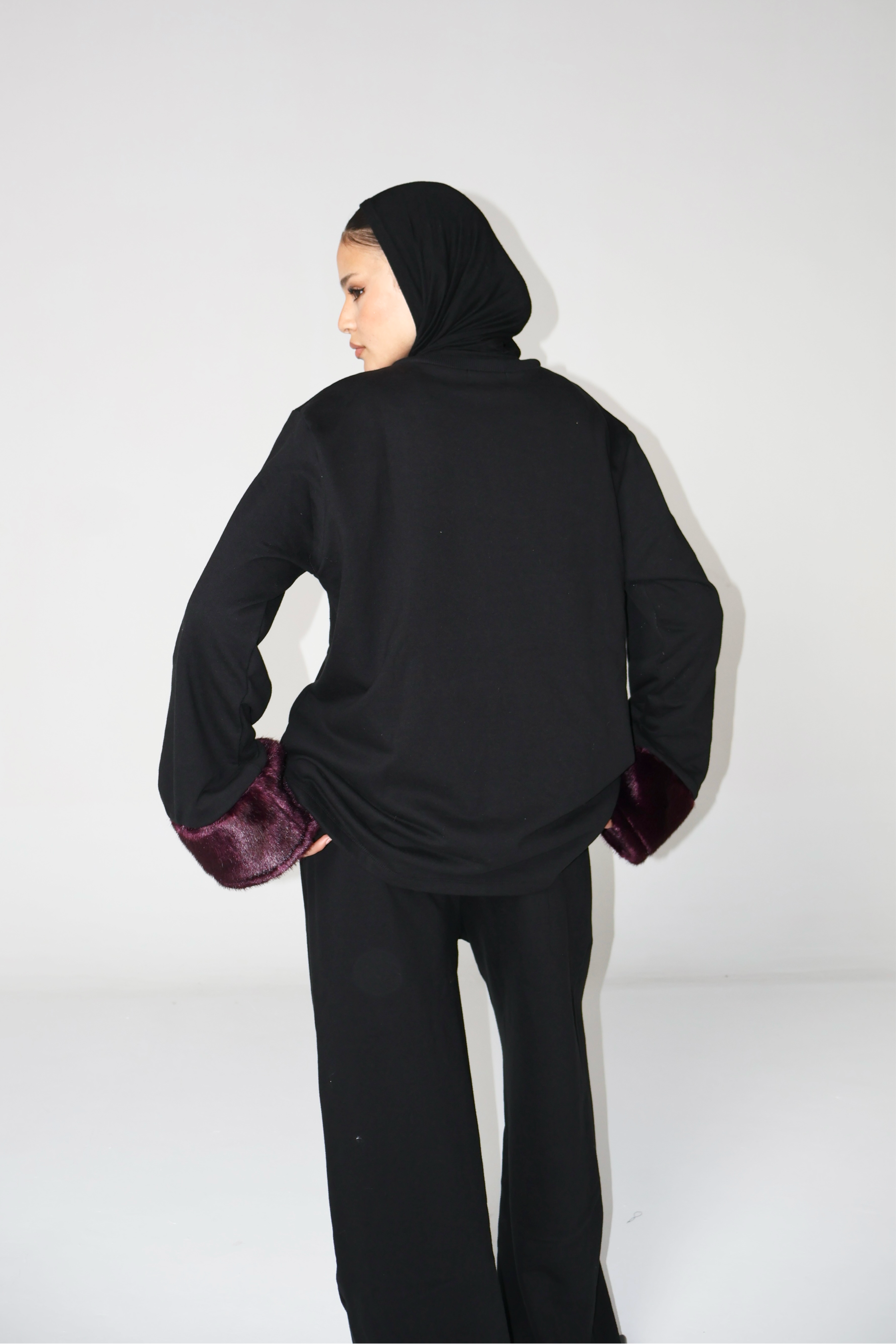 Classic Fur Set - Burgundy