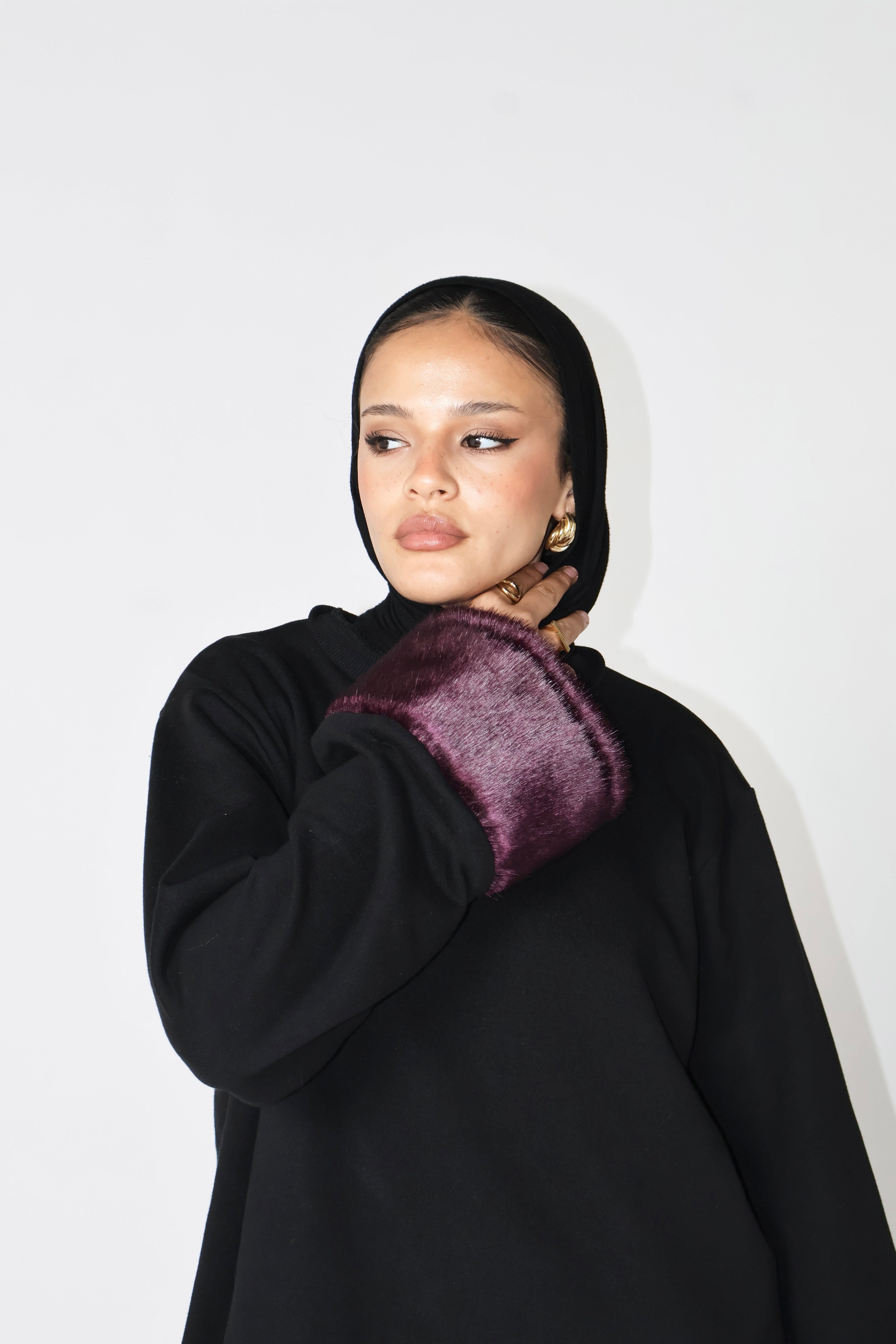 Classic Fur Set - Burgundy