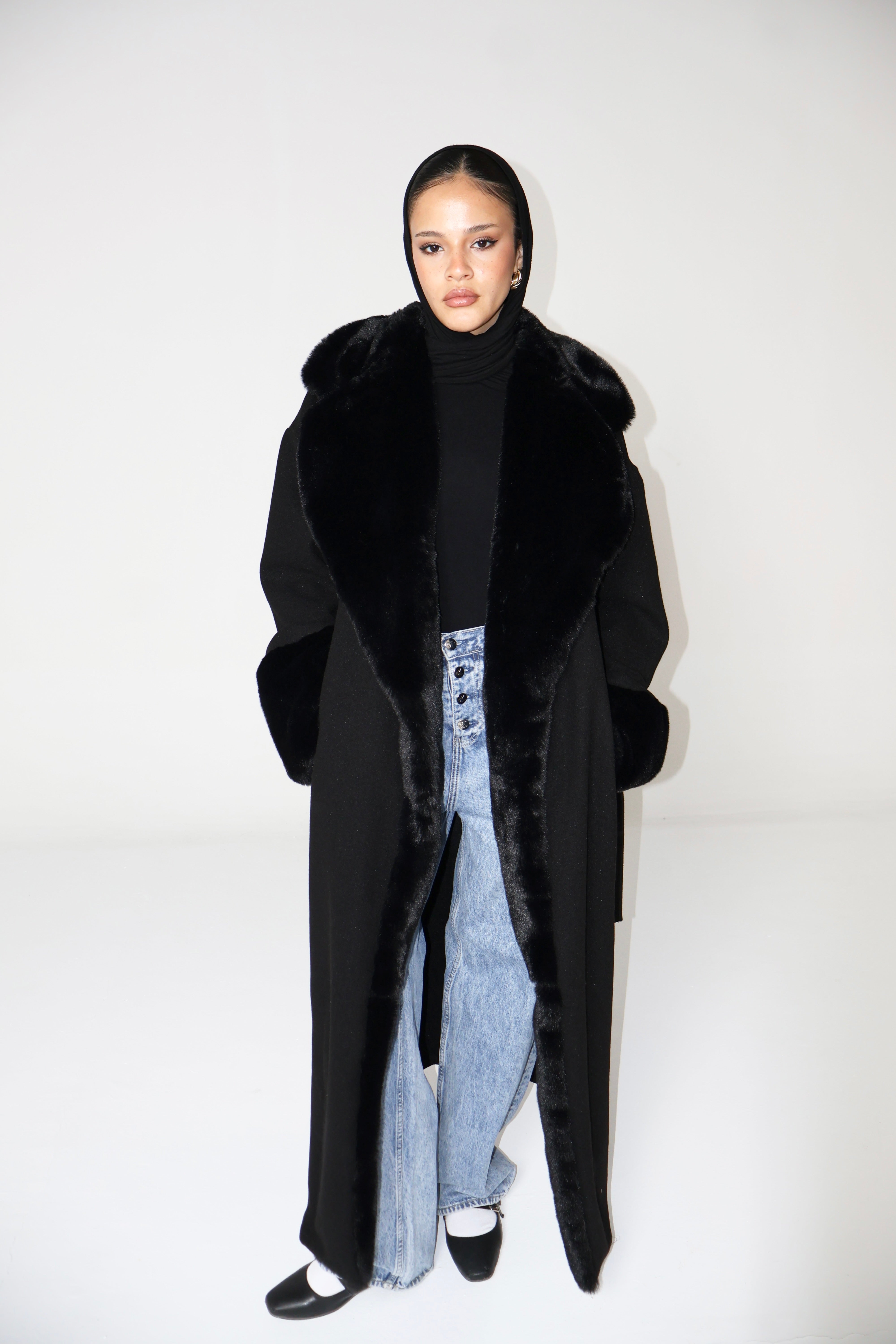 Black Fur Coat